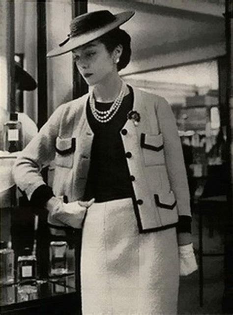 chanel collection 1950s tailleur madame|gabrielle Chanel style.